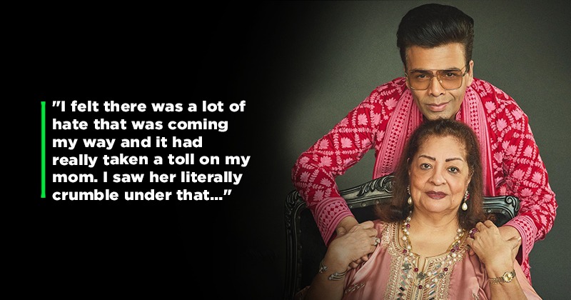 Karan Johar Opens Up On How Online Hate Took A Toll On His Mother Hiroo