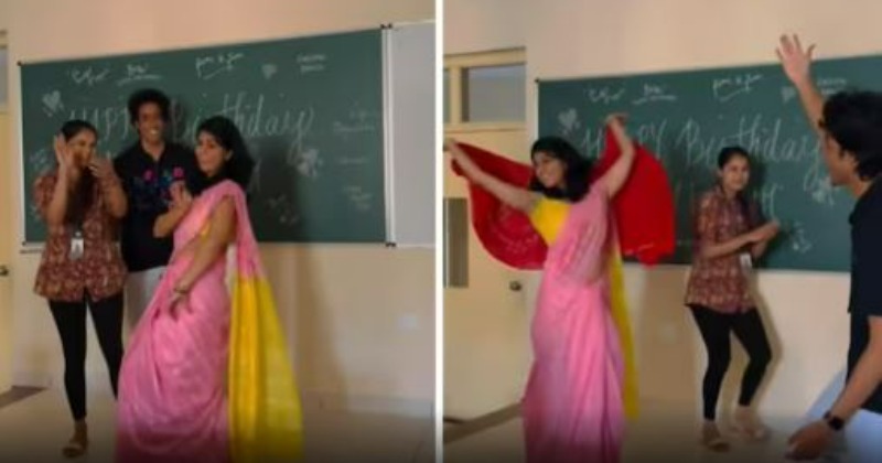 Outrage As Viral Video Shows Female Teacher Dancing To Kajra Re In