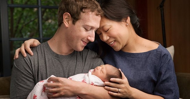 Mark Zuckerberg And Wife Priscilla Welcome Baby Girl Max Promise To