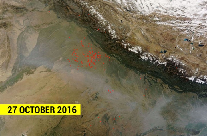 Diwali Is One Cause Nasa Satellite Pics Show Stubble Burning In Punjab