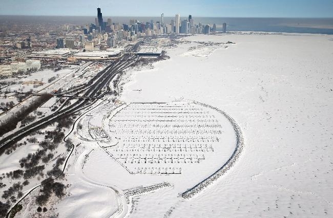 Stunning Photos Lake Michigan Freezes