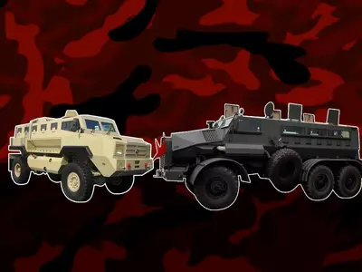 Mine-protected vehicles