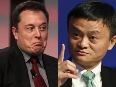 Elon musk Jack Ma