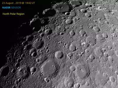 Moon Craters Chandrayan