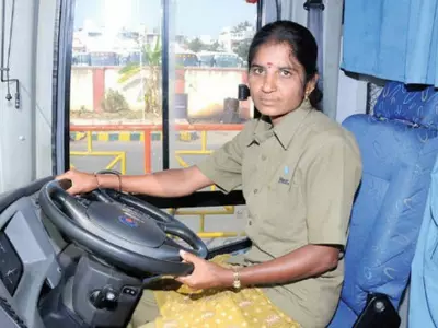 Women bus driver