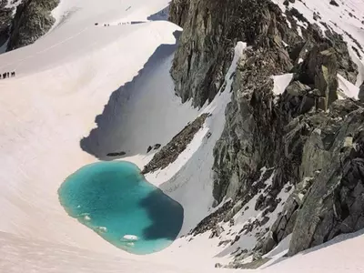 lake in alps