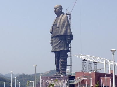 Rain Floods Rs 3,000-Crore Statue Of Unity’s Viewers Gallery, Visitors ...