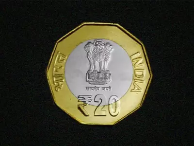 20 rupees coin