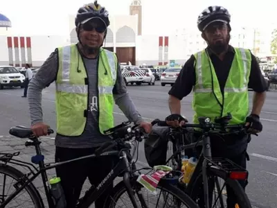 Indian Cycling Duo, Cycling Adventure Tour, Haj Yatra 2019, Ramadan 2019, UAE Tour, UAE Cycling, UAE