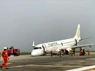Myanmar Flight Landing