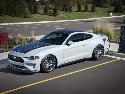 Ford Mustang Lithium, Ford Mustang Electric, Mustang Electric Manual Transmission, Electric Cars Wit