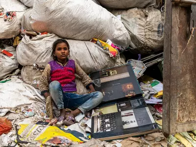garbage in india