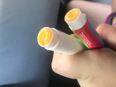 girl filled tube with cheese