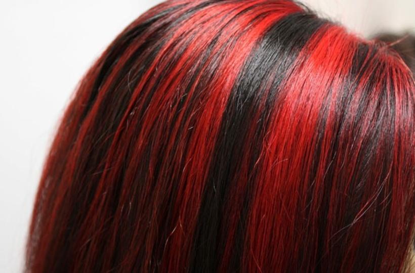 black people with red highlights