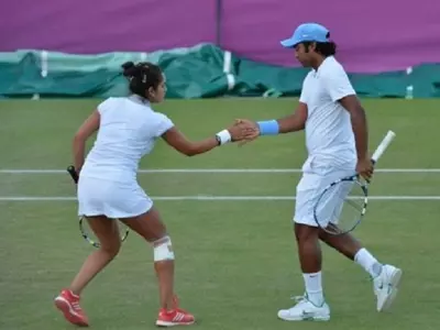 Sania Mirza and Leander Paes