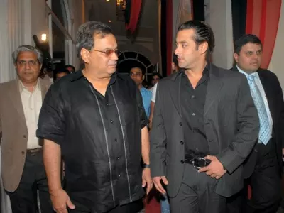 Subhash Ghai and Salman Khan