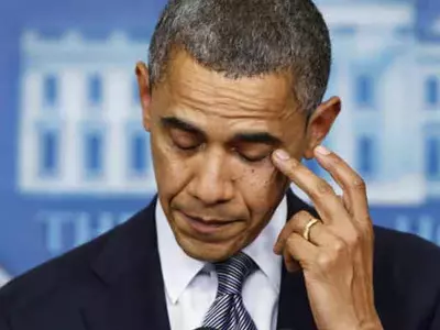 obama with tearful eyes
