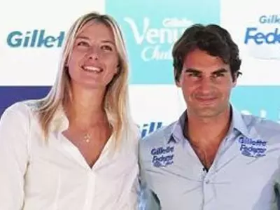 Roger Federer and Maria Sharapova
