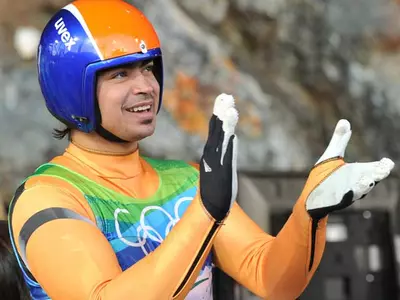 Meet the man who's huge on luge
