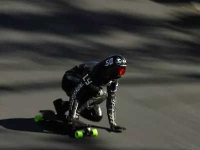 World's fastest skateboarding record set at 80.56mph