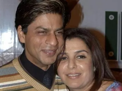 Shah Rukh Khan and Farah Khan