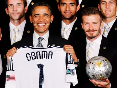 Obama teases Beckham