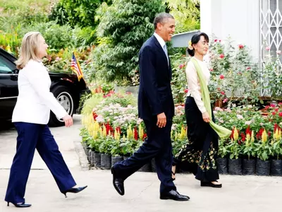Barack Obama, Aung San Suu Kyi, Hilary Clinton