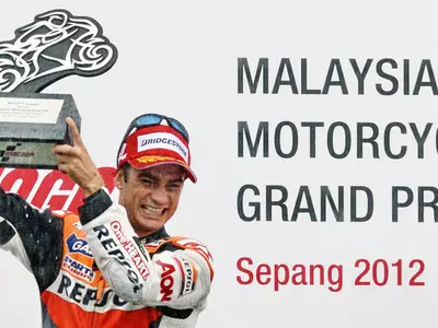 Dani Pedrosa wins Malaysian MotoGP