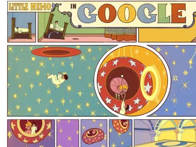 Google Doodles Winsor McKay's Little Nemo in Slumberland