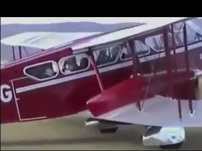 Vintage Plane Crash