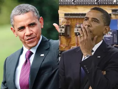 'Stressed' Obama has aged a decade in four years