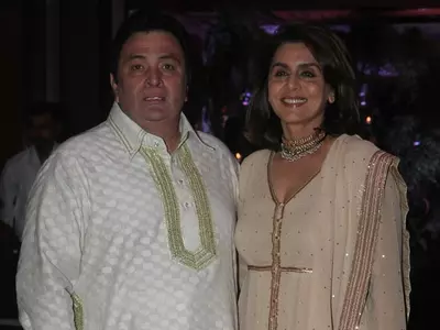 Rishi Kapoor with wife Neetu Singh
