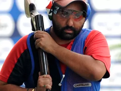 Ronjan Sodhi wins a silver at ISSF World Cup