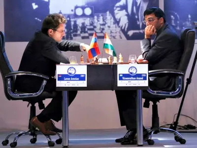 Levon Aronian and Viswanathan Anand