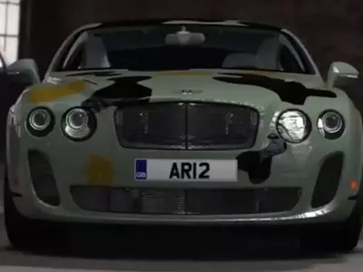 Mario Balotelli’s Bentley Wins 'Flashiest Car' Title