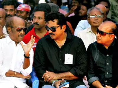 Rajinikanth Joins Hunger Strike for Sri Lankan Tamils