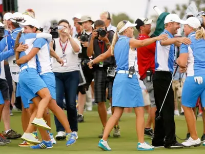 Europe Rout USA to Win Solheim Cup
