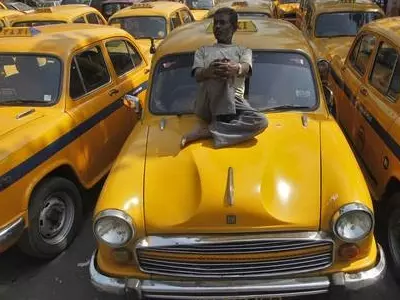 Kolkata's Iconic Yellow Taxis
