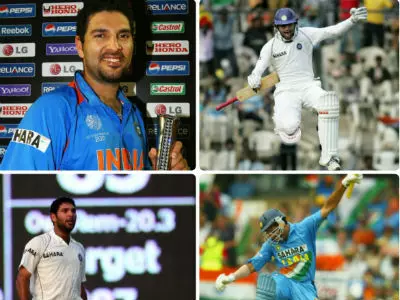 Yuvraj Singh turns 32 today. Here are the top 12 cricketing moments of Yuvraj Singh.