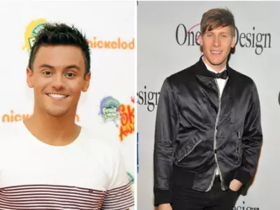 Speculations are rife that Tom Daley (left) is in a relationship with Hollywood screenwriter Dustin Lance Black(Photo: Getty Images)