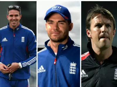 Three senior members rested from ODIs (from left): Kevin Pietersen, james Anderson and Graeme Swann. (Photo: Getty Images)