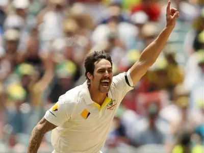 Mitchell Johnson picked up 7/40 against England at the Adelaide Oval. (Photo: Getty Images)