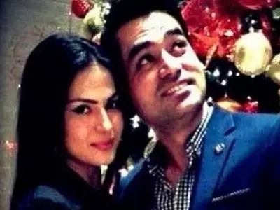 Veena Malik and Asad Bashir Khan Khattak