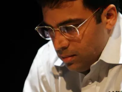 Viswanathan Anand will play as black against Adams in the decider for the first place in the last round having promoted himself to the knockout quarterfinals in the 16-players event split in to four groups. (File Photo: Getty Images)