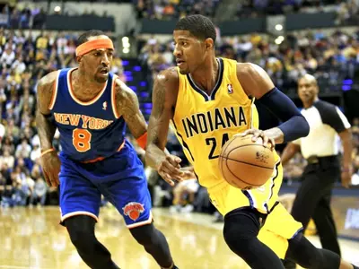 George lifts Indiana Pacers over New York Knicks