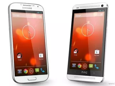 Samsung Galaxy S4 and HTC One