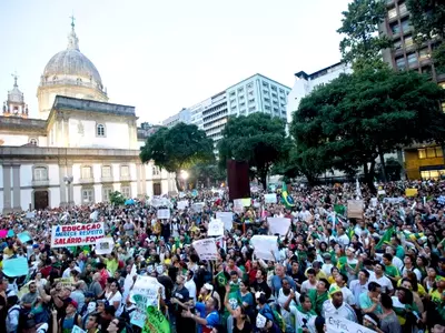 800,000 Protesters March in Brazil