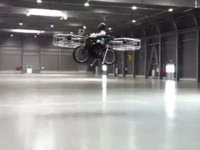 flying bicycle