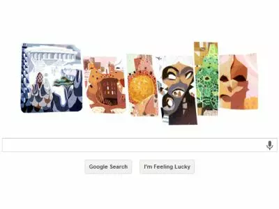 Google Doodle Gaudi