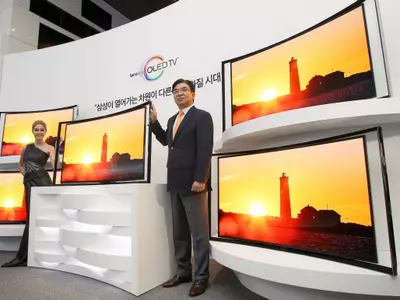 Samsung Launches Curved OLED TVs